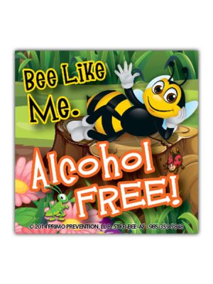 Bee-Like-Me-Alcohol Sticker