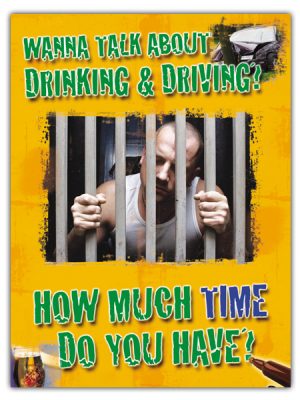 drinking and driving poster