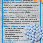 spanish adderall rack card