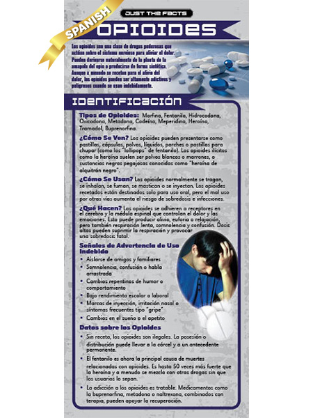 *SPANISH* Just the Facts Rack Card: Opioids