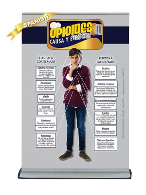 *SPANISH* Table Top Retractable Banner C&E Opioids