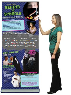 Behind the Symbols: Hidden Drug Emojis Retractable Banner