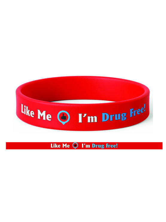 Wristband- Like Me Drug Free