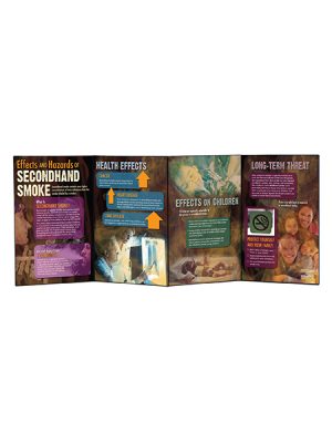 Effects & Hazards of Secondhand Smoke Folding Display (4 Panel)