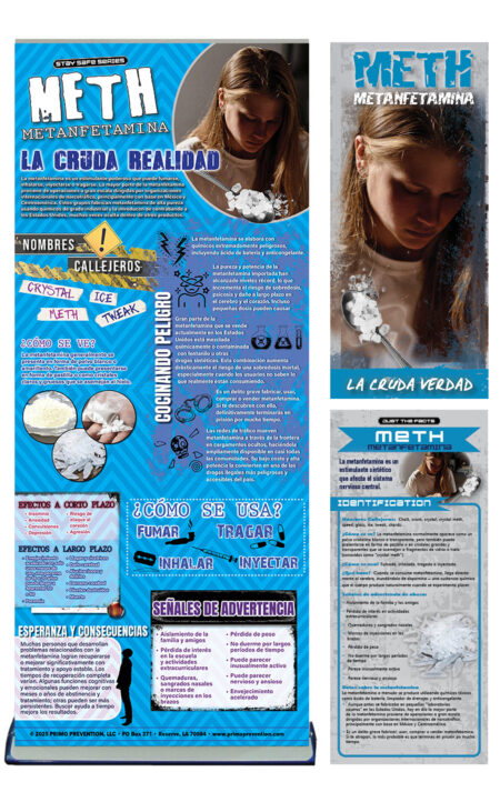 SPANISH Meth (Methamphetamine) Retractable Banner Package