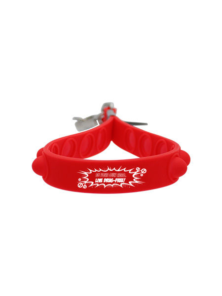 Be Your Own Hero. Live Drug-Free! Stress Pop Wristlet Phone Holder