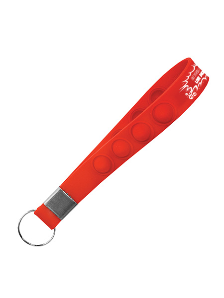 Be Your Own Hero. Live Drug-Free! Stress Pop Wristlet Keyring