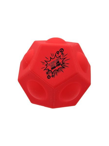Be Your Own Hero. Live Drug-Free! Stress Pop Geo Ball