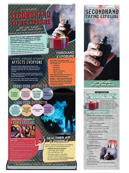 Secondhand Vaping Exposure Retractable Banner Package