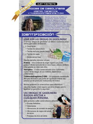 New arrivals SPANISH Just the Facts Rack Card: Gas Station Drugs